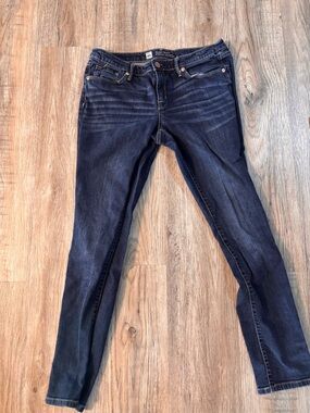Mossimo Modern Skinny Premium Denim Jeans Dark Wash Stretch Size 10R